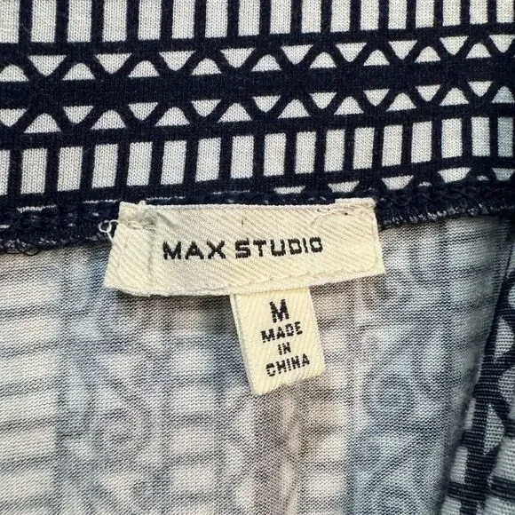 Navy Max Studio Long Maxi Skirt Size M EUC - Picture 5 of 5